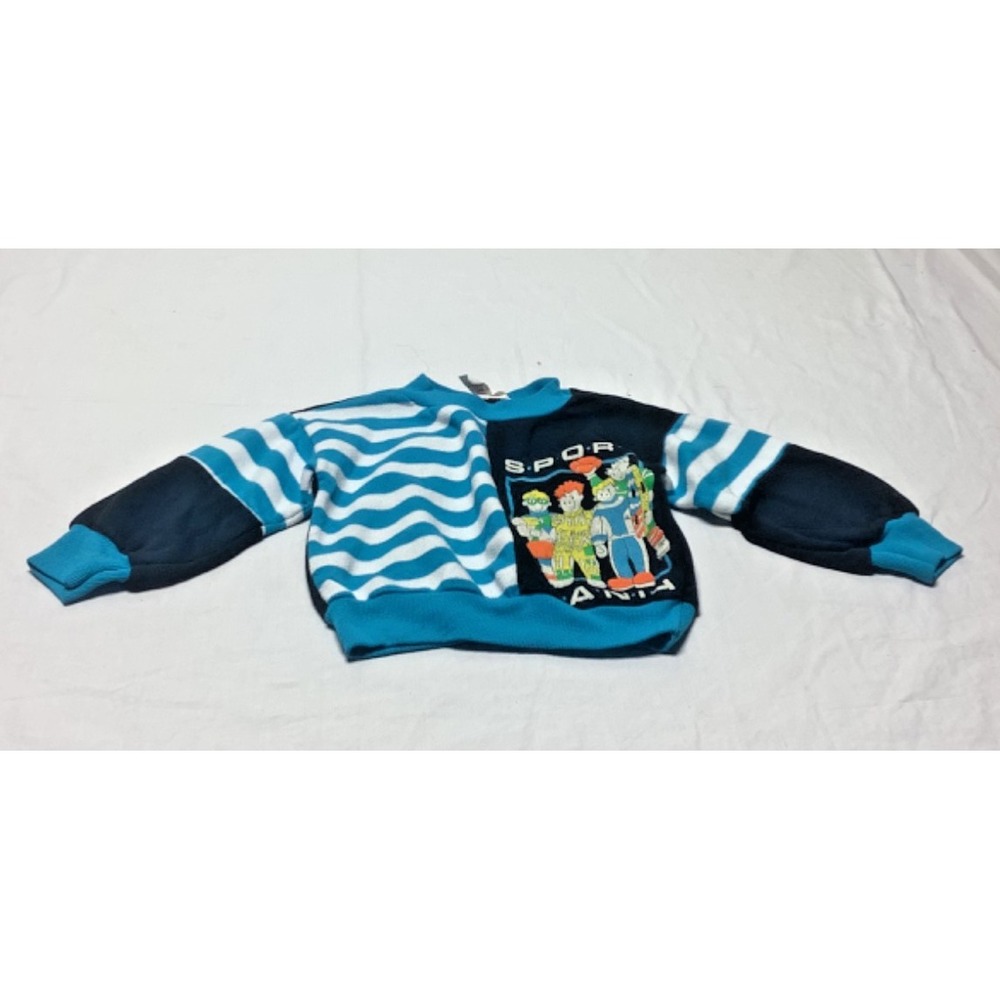 New York Kids Boys Long Sleeve Sports Mania Sweatshirt Shirt Size 3T Retro Vtg